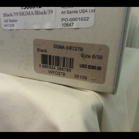 All Saints BLACK Spitalfields Sigmas Boot - Picture 11 of 11